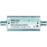 Axing SVS 2-02 Satelliten-Leitungsverstärker Inline Breitband (20 dB, 47 - 2400 MHz)