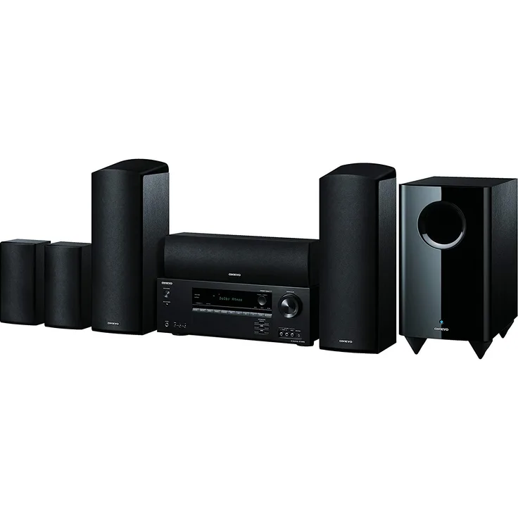 Onkyo HT-S5805 (HT-R494 + HTP588) Surround-System, schwarz