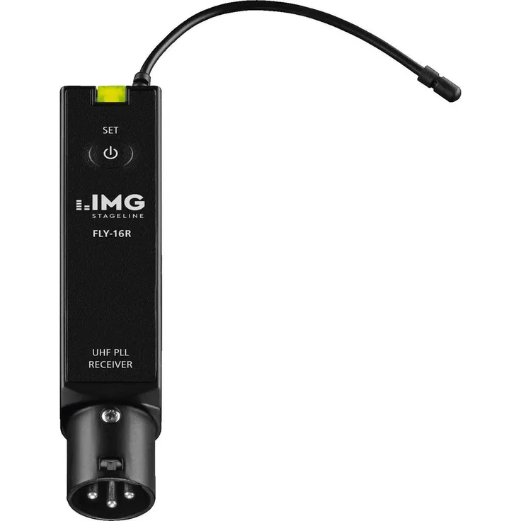 IMG STAGELINE FLY-16R 16-Kanal PA-Audio Funk-Empfänger für die analoge, kabellose Übertragung von Line-Audiosignalen in PA-Systemen, Funk-Receiver mit UHF-PLL Technologie, in Schwarz