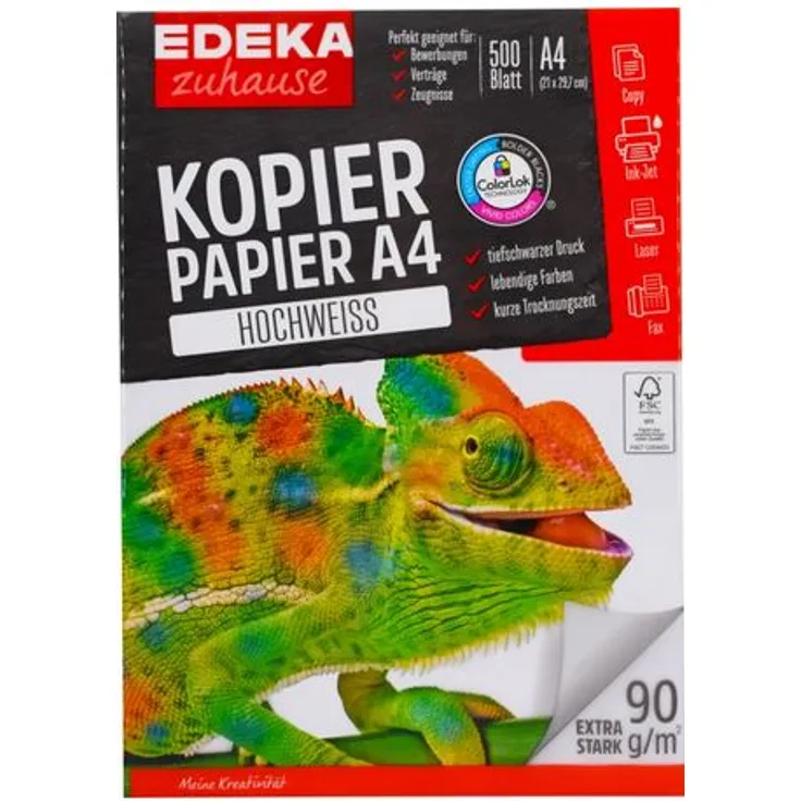 EDEKA EZH Kopierpapier A4 90g 500BL 3160237000