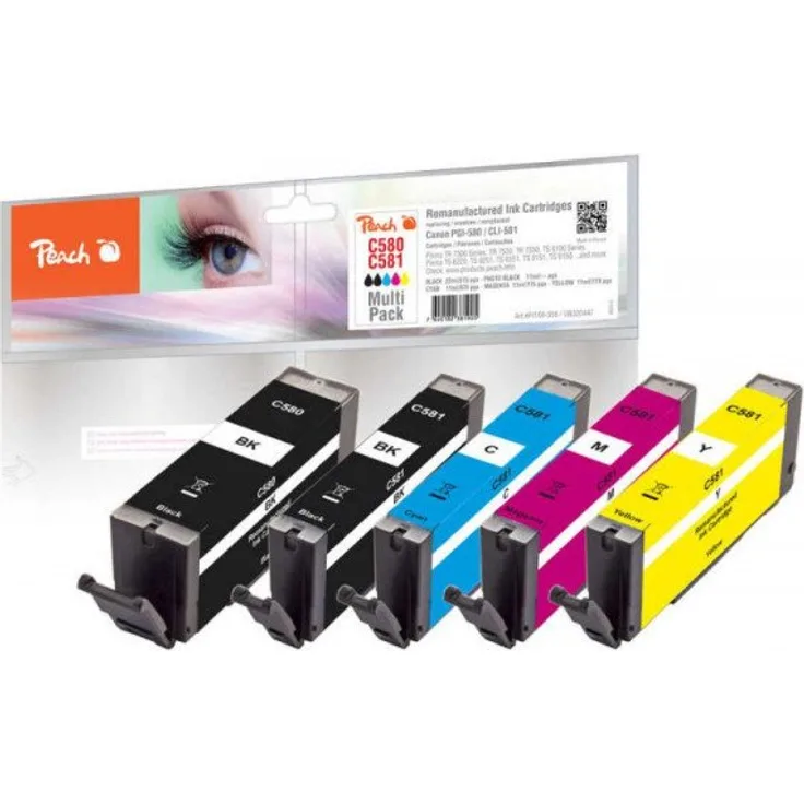 Peach Canon PGI-580/CLI-581 PEA Multi-Pack REM FW