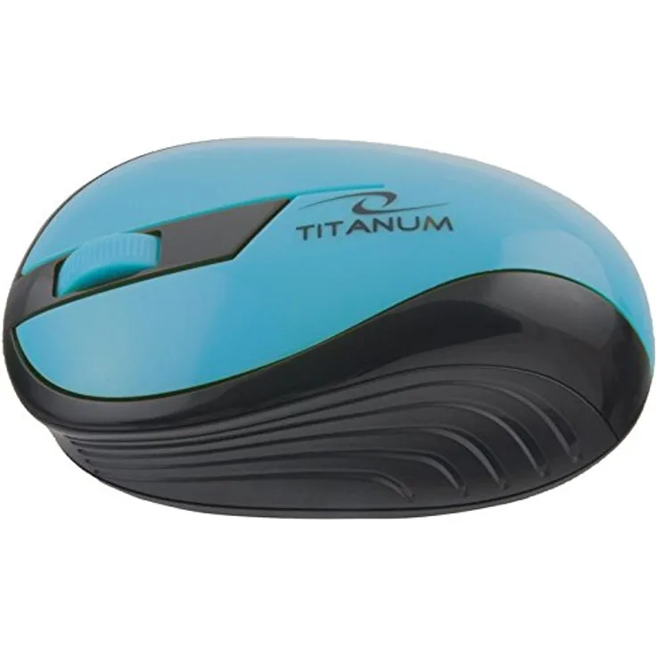 Esperanza Titanum Wireless Maus RF Wireless Optisch 1000 DPI rechts Schwarz, Türkis - Mäuse (rechts, Optisch, RF Wireless, 1000 DPI, Schwarz, Türkis)