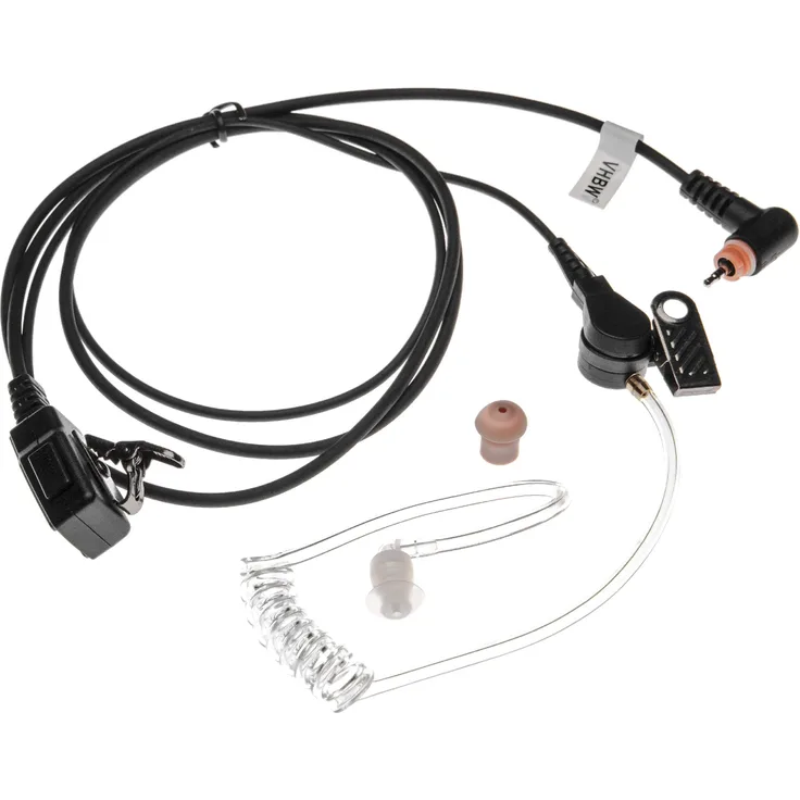 VHBW Headset passend für Motorola SL1600, SL1K, SL1M, SL4000, SL4010, SL7500, SL7550 Funkgerät