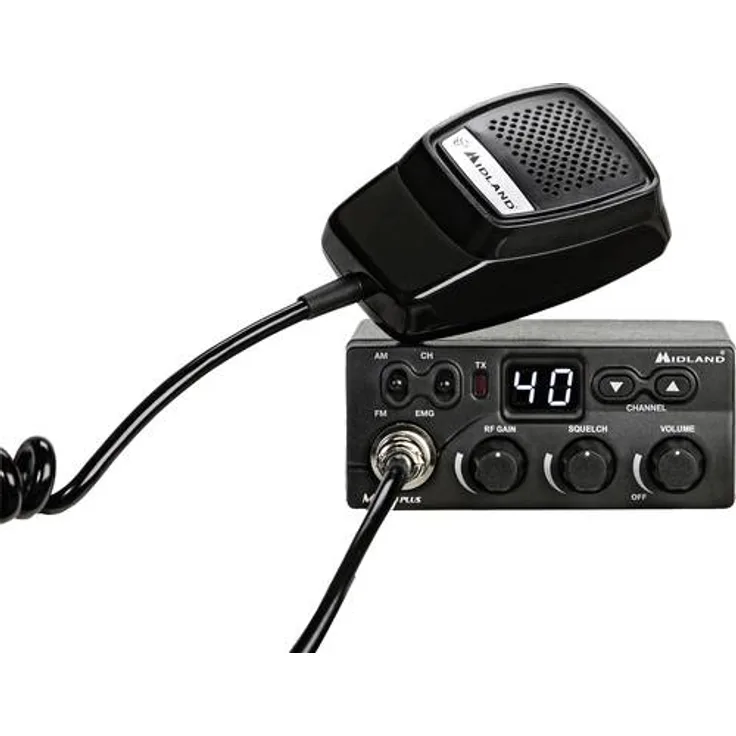 Midland CB Radio M Zero Plus Code C1169.01, schwarz