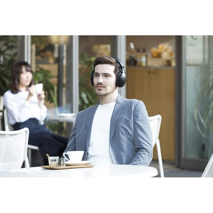 Panasonic RP-HD605NE-K Over-Ear-Kopfhörer, mit Bluetooth, Mikrofon, Noise Cancelling, schwarz – Bild 7