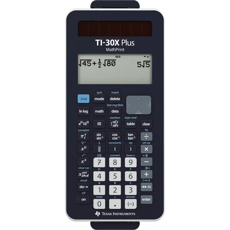 Texas Instruments 30XPLMP-TBL-3E1-A Wissenschaftlicher Schulrechner TI-30X Plus Mathprint (4-zeilig)