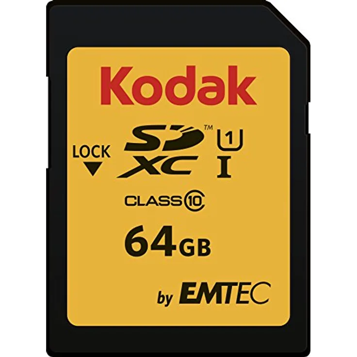 SD Card 64GB KodaK SDXC (CLASS10) Gold+ UHS-I U1 Ka.Blist