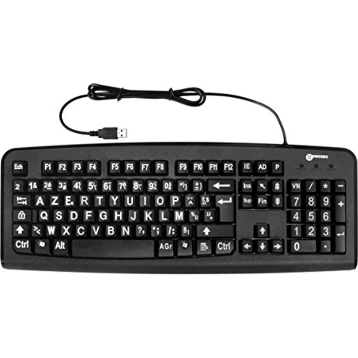 Geemarc Multimedia Large Print Keyboard Tastatur