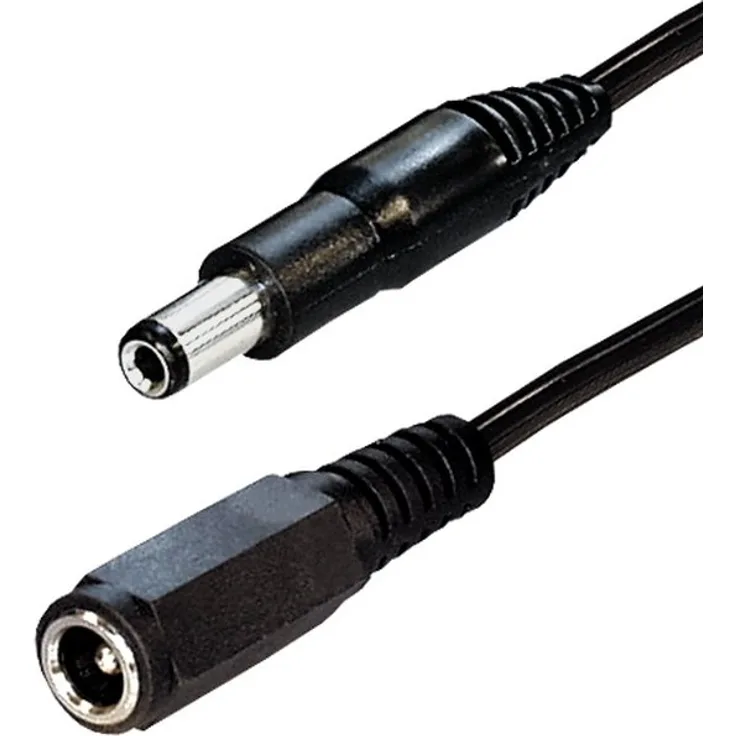 DC Niedervolt Verlängerung Kabel 5 Meter / 2,5mm Innen 5,5mm außen