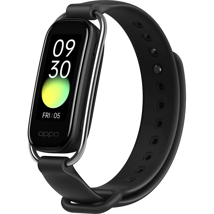 OPPO Band Style Fitness-Tracker Unisex, Einheitsgröße, Edelstahlgehäuse, Black