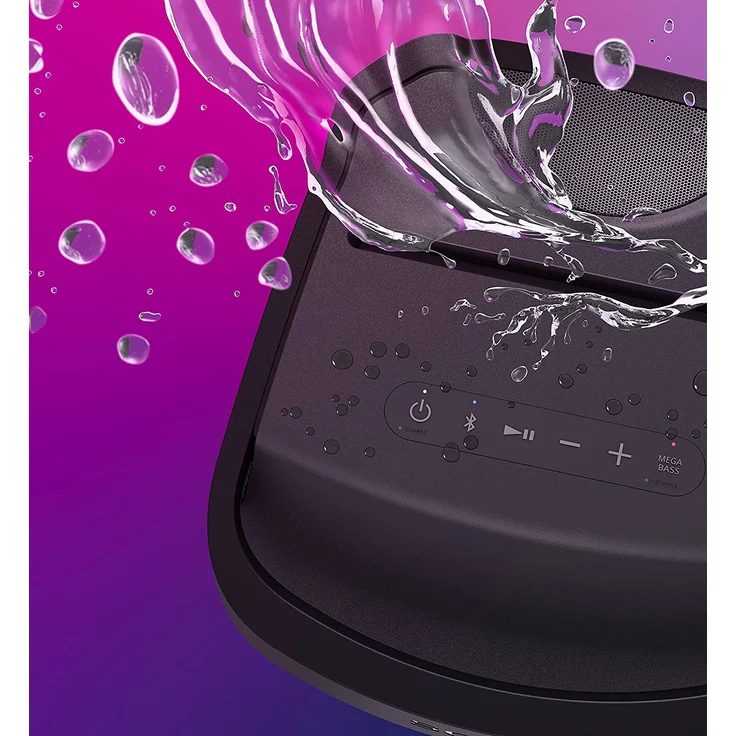 Sony SRS-XP700 Party Bluetooth-Lautsprecher mit Lichteffekt, geeignet für Karaoke, schwarz – Bild 10