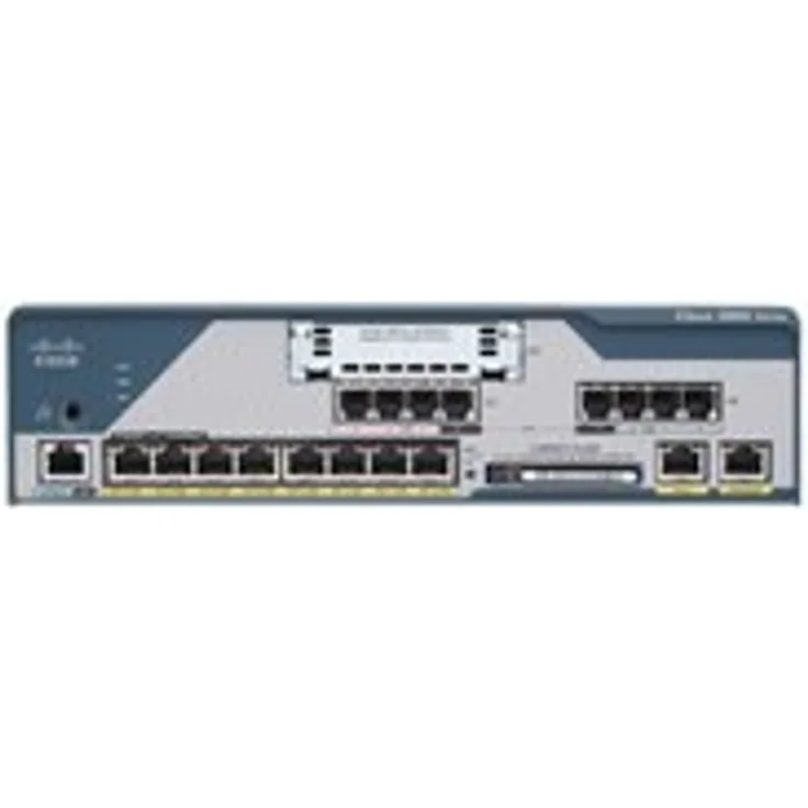 Cisco 1861E - Router - 8-Port-Switch - WAN-Ports: 2 - VoIP-Gateway - an Rack montierbar, wandmontierbar