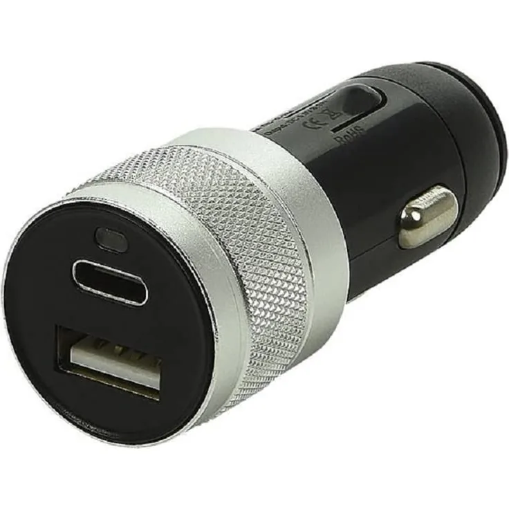 ProPlus USB Ladegerät Typ A + C zweifach 12V-24V 3100mA
