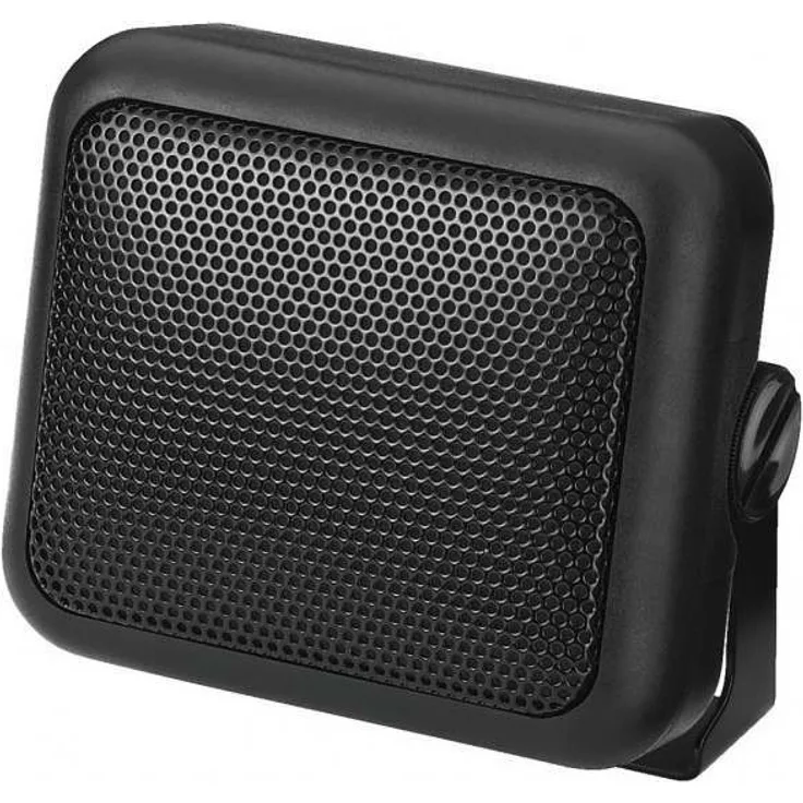 Monacor 13.2300 3W RMS Extension Lautsprecher mit 1.70m Kabel, 3.5 mm Plug Wandlautsprecher - 5 Watt - schwarz