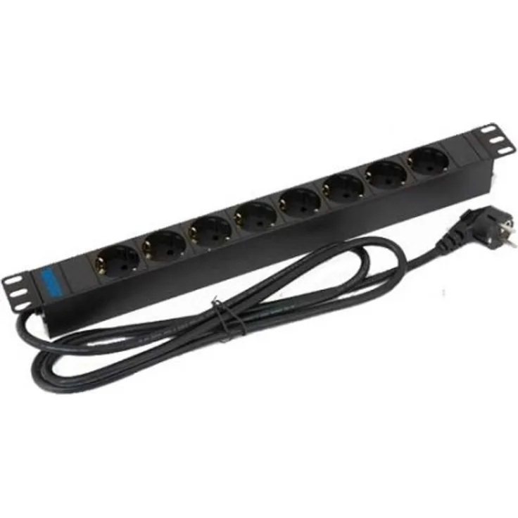 Unbekannt Tritón RAB-PD-X02-A1 48,26 cm (19 Zoll) Steckdosenleiste 8-Fach schwarz