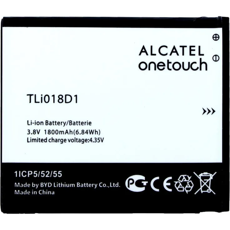 Alcatel - Original Akku - TLi018D1 - One Touch Pop D5, 5038D - 1800mAh (TLi018D1)