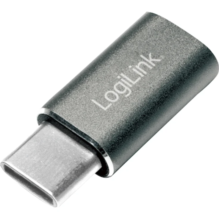 LogiLink AU0041 USB-C Adapter auf Micro USB Buchse Silber