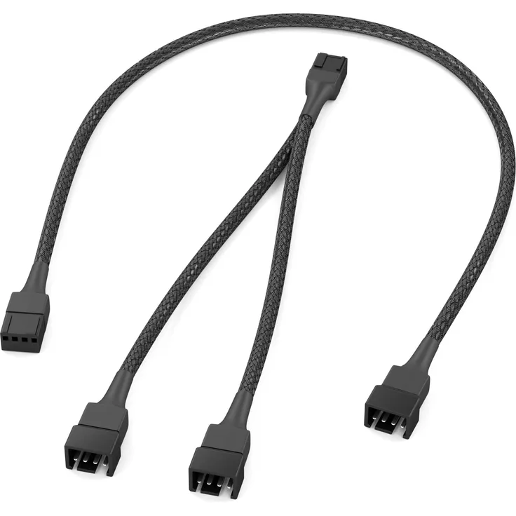 KabelDirekt - PWM Lüfter auf 2X PWM Lüfter Y-Kabel 15cm + PWM Lüfter Verlängerungskabel 30cm
