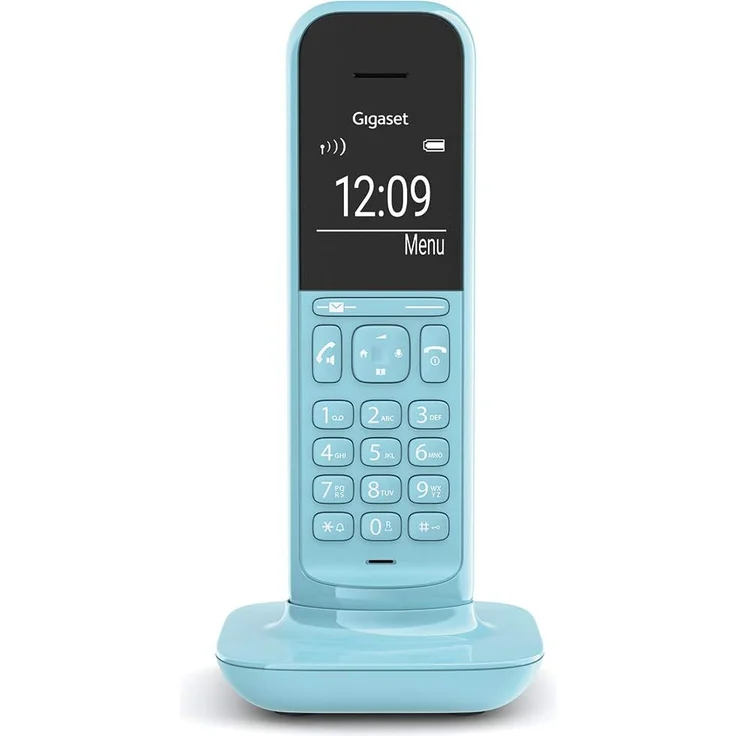 Gigaset CL390HX Universal Mobilteil, Design Telefon, geeignet für FRITZ!Box und HD Voice Freisprechfunktion, schnurloses DECT Telefon mit großem Grafik Display, Purist Blue, VoIP-Telefon, blau – Bild 1