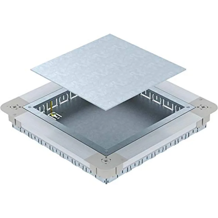 OBO Bettermann Unterflur-Gerätedose 9f quadrat 55-80mm, 1