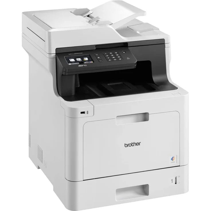 Brother MFC-L8690CDW (4-in-1) Multifunktionsdrucker - (Laser) Farbe, Druckgeschwindigkeit: 31 s/w, 31 Farbe, Auflösung: 2400 x 600, LAN, RJ-45, WLAN, AirPrint, Mobile Print, NFC, Cloud Print (MFCL8690CDWG1) – Bild 2