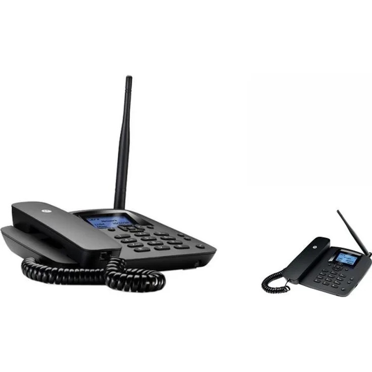 Motorola FW200L DECT-Telefon Anrufer-Identifikation Schwarz