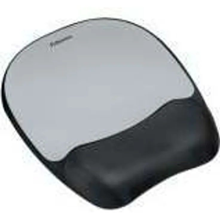 Fellowes Memory Foam Handgelenkauflage mit Mauspad, schwarz/grau (9175801)