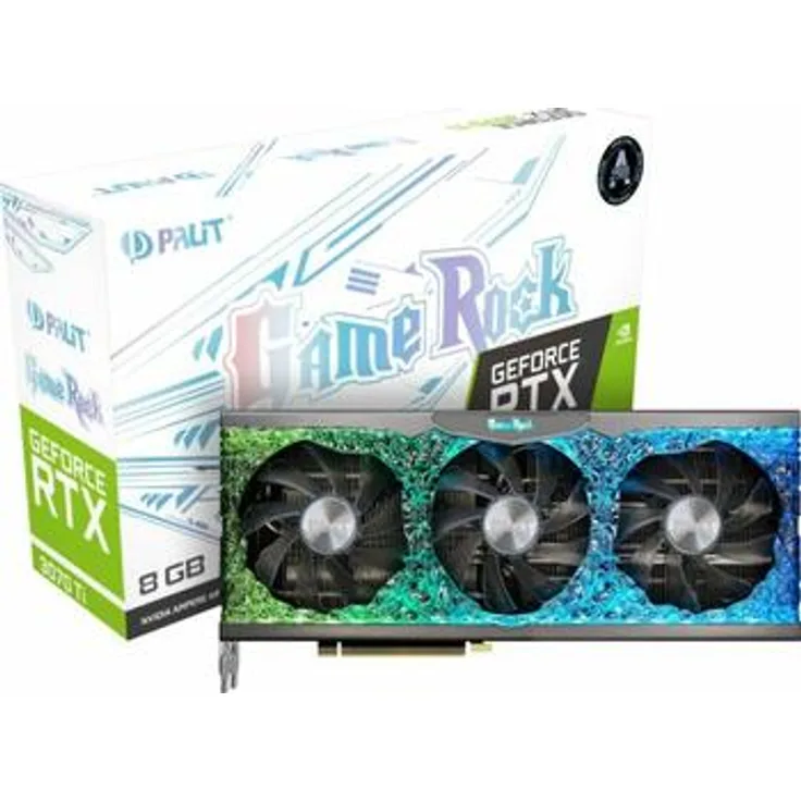 Palit GeForce RTX 3070 Ti GameRock NVIDIA 8 GB GDDR6X (NED307T019P2-1047G)