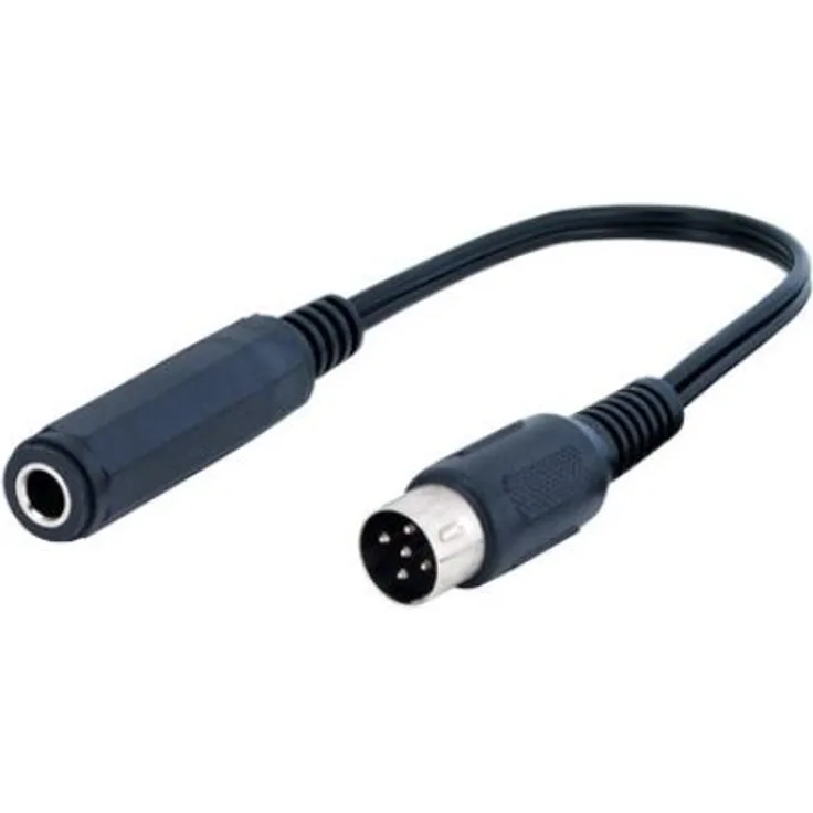 Audio Adapter 5-Pol Würfel Stecker - 6,3mm Buchse Stereo