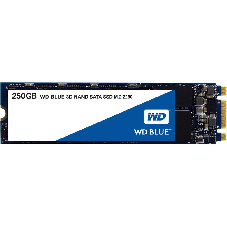 WD Blue 3D NAND SATA SSD WDS250G2B0B - Solid-State-Disk - 250 GB - intern - M.2 2280 - SATA 6Gb/s (WDS250G2B0B) – Bild 2