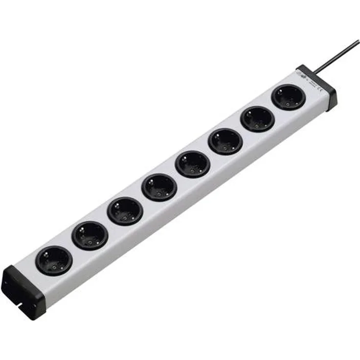 EHMANN 0200x00082301 Steckdosenleiste Universal 8-Fach, 1,5 m Zuleitung