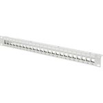 Digitus Modulares Patch Panel, geschirmt 24-Port, blank, 1HE, Rack Mount Farbe Grau RAL 7035 (DN-91410)