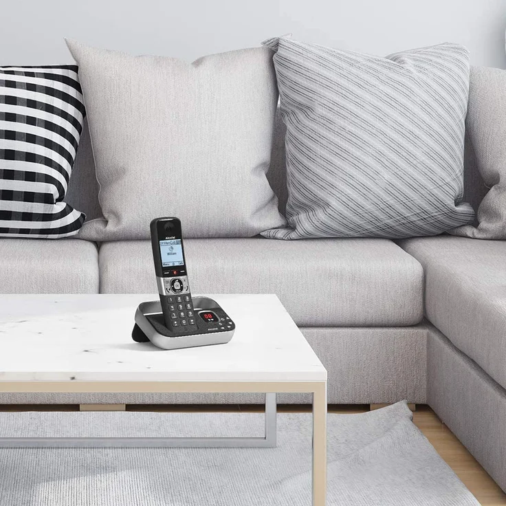 Alcatel F890 Voice Duo DECT-Telefon Anrufer-Identifikation, schwarz, Silber – Bild 4