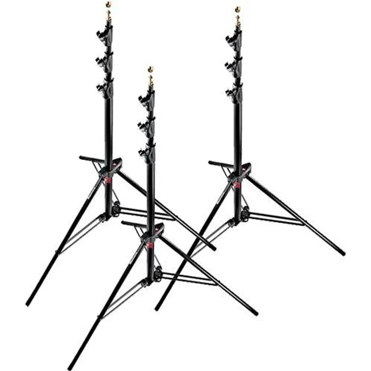 Manfrotto 3er-Pack Stativ Master Schwarz