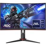 AOC C27G2ZU/BK - 27 Zoll, Full HD (1920 x 1080 Pixel), VA-Panel, 240Hz, 0,5ms, 300cd/m² (C27G2ZU/BK)