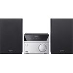 Sony CMT-SBT20B Micro-Systemanlage (Kompakte Design, CD, FM - DAB+ Tuner, RDS, USB-Eingang, Bluetooth, NFC) silber - Preisvergleich