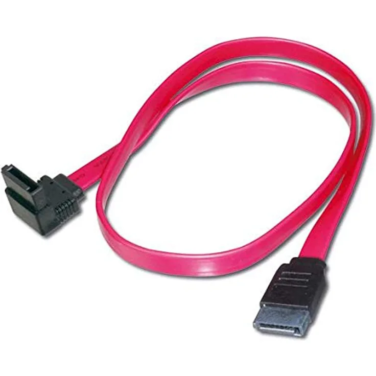 PremiumCord Kabel SATA 0, 5m 1x90 ° 1x Standardstecker