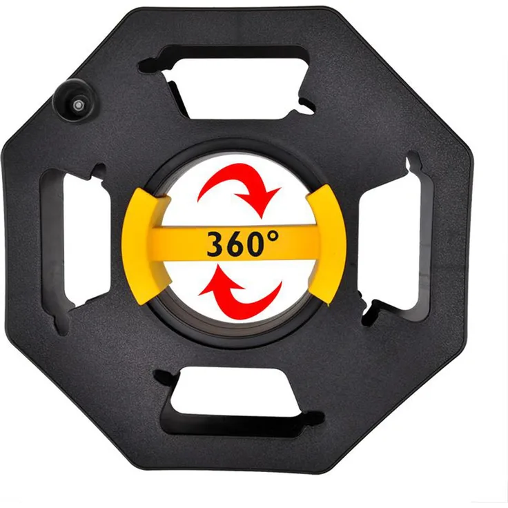 Kabeltrommel Leer Kabelbox mit Griffschale Handkabeltrommel Drehknopf Kabelrolle