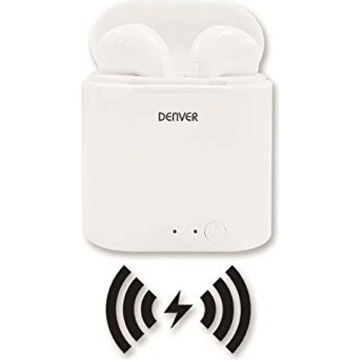 Denver Denver TWQ-40 In-Ear Kopfhörer, mit Bluetooth, Mikrofon, weiß