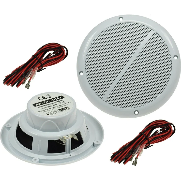 2x wasserfeste Außen Lautsprecher Feuchtraum Sauna Boot Bad – Bild 1