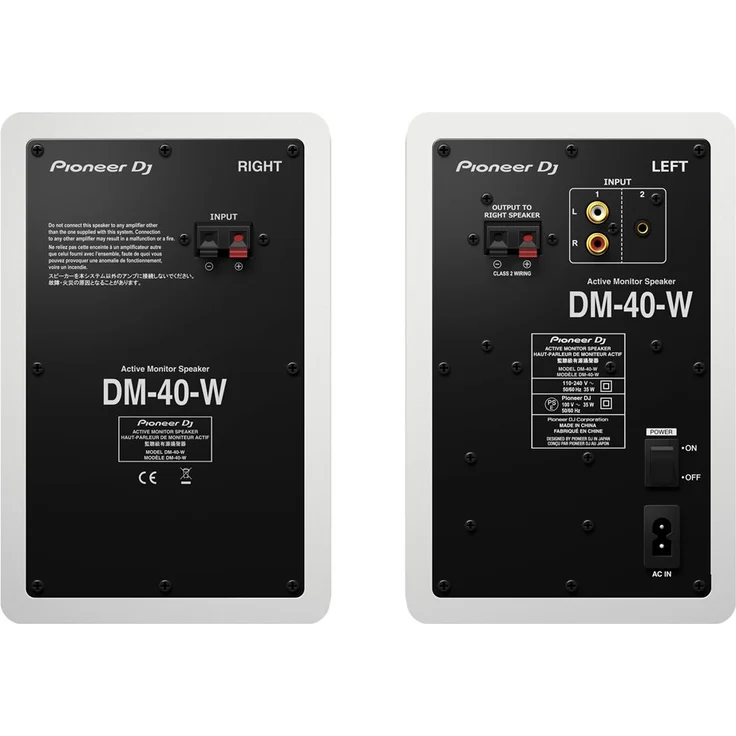 Pioneer DM-40 weiß Kompakt-Lautsprecher weiß – Bild 1