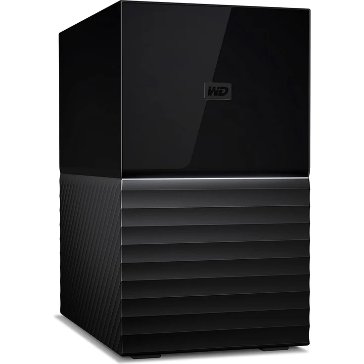 WD My Book Duo externe Festplatte 28 TB (USB 3.1 Gen 1, USB 3.0-kompatibel, RAID-0 einsatzbereit, WD Red-Festplatten, automatischer Backup) schwarz – Bild 3
