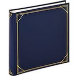 walther design MX-200-L Classicalbum Standard, Fotoalbum, blau, 30 x 30 cm