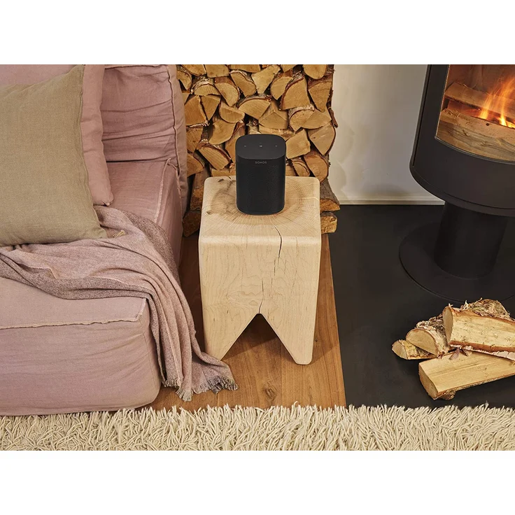 Sonos One, 2. Generation Multiroom-Lautsprecher mit Alexa, Webradio, geeignet für Indoor, Outdoor, schwarz – Bild 8