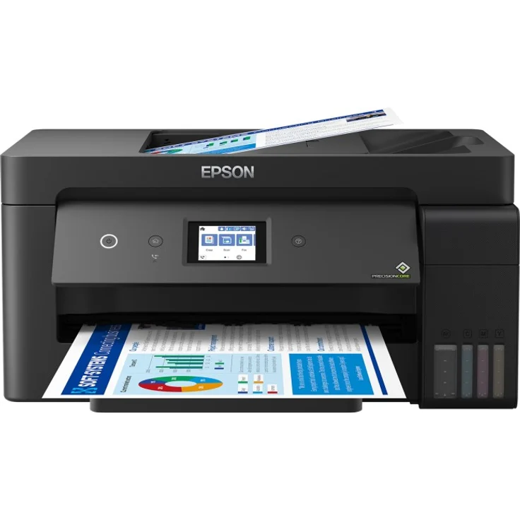 Epson EcoTank ET-15000 4-in-1 Tintenstrahl-Multifunktionsgerät (Drucker, Scanner, Kopierer, Fax) Auflösung: 4800 x 1200, USB, LAN, WLAN, Mobile Print, AirPrint, Cloud Print (C11CH96401) – Bild 1
