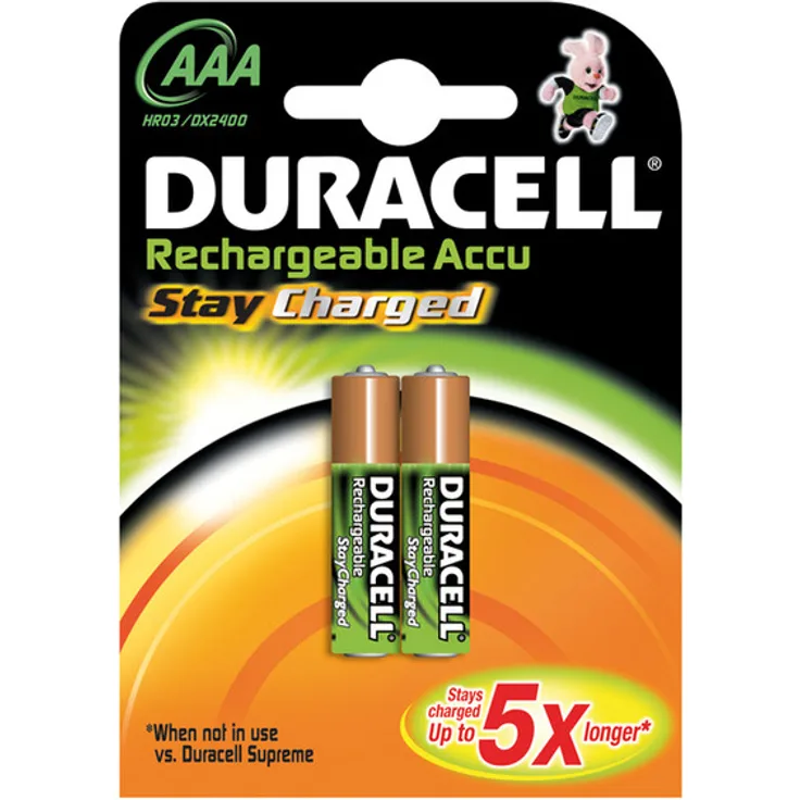 Duracell 44108 AAA (Micro) - HR03 - 850 mAh - Nichtmetallische Batterie (NiMH) 1 2 V