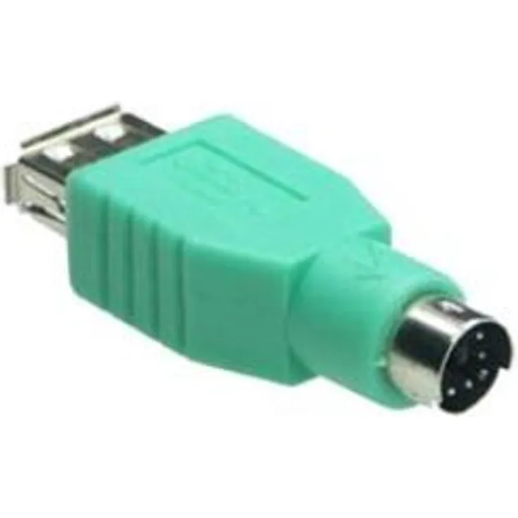 Alcasa USB-PS2 USB A PS/2 Grün, Metallisch (USB-PS2)