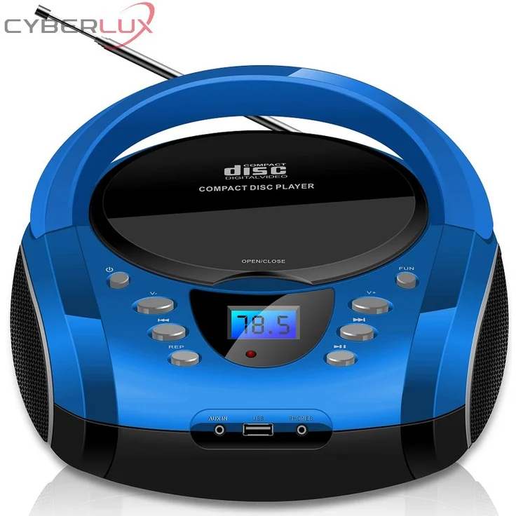Cyberlux CL-710 CD-Player Blau – Bild 1