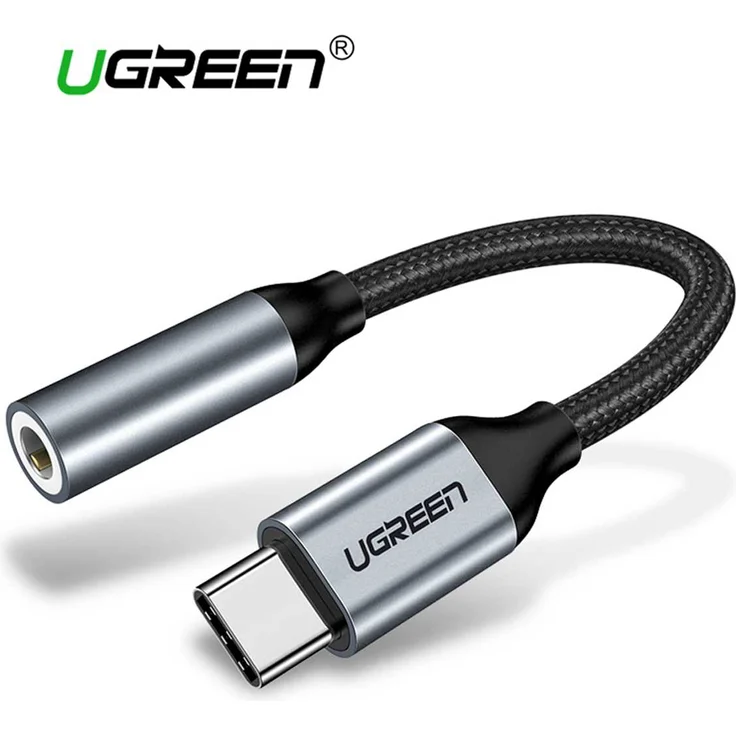 UGREEN USB Typ C zu 3,5 mm Klinke AUX Kopfhörer Adapter für Samsung HTC Huawei – Bild 1