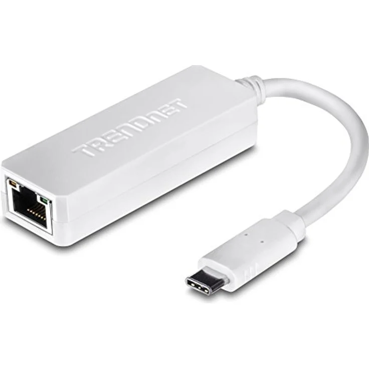 TRENDnet USB Type-C zu Gigabit Ethernet LAN Wired Netzwerk Adapter für Windows & Mac, Kompatibel mit Windows 10, und Mac OS X 10.6 und höher, Energiesparend, 5 inch Länge, TUC-ETG – Bild 1